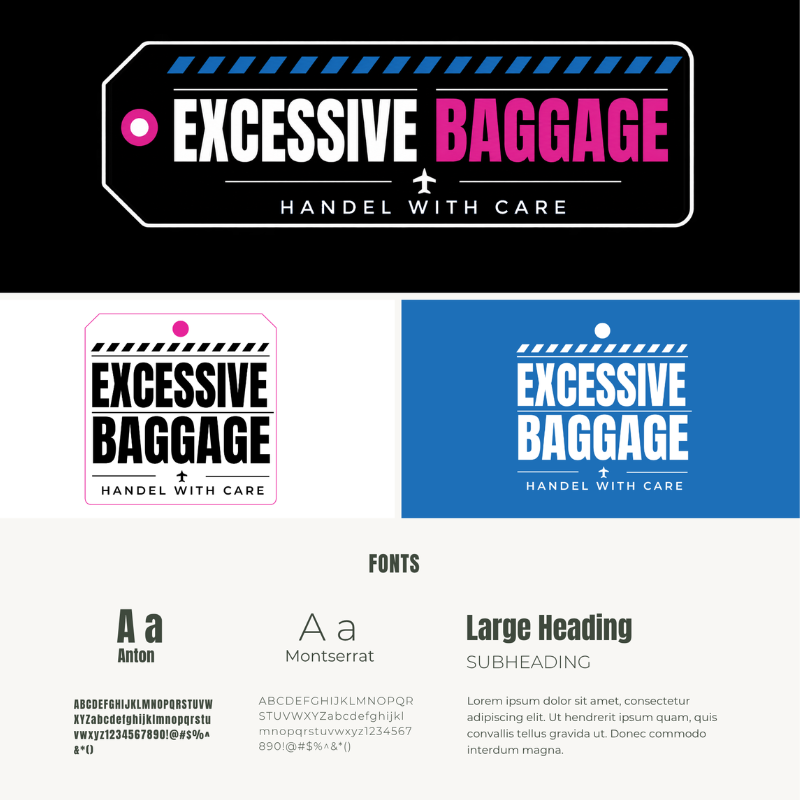 Excessive Baggage Brand Kit.